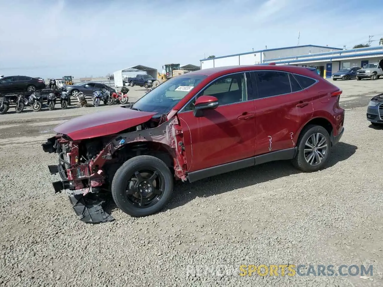 1 Photograph of a damaged car JTEAAAAH4MJ016015 TOYOTA VENZA 2021