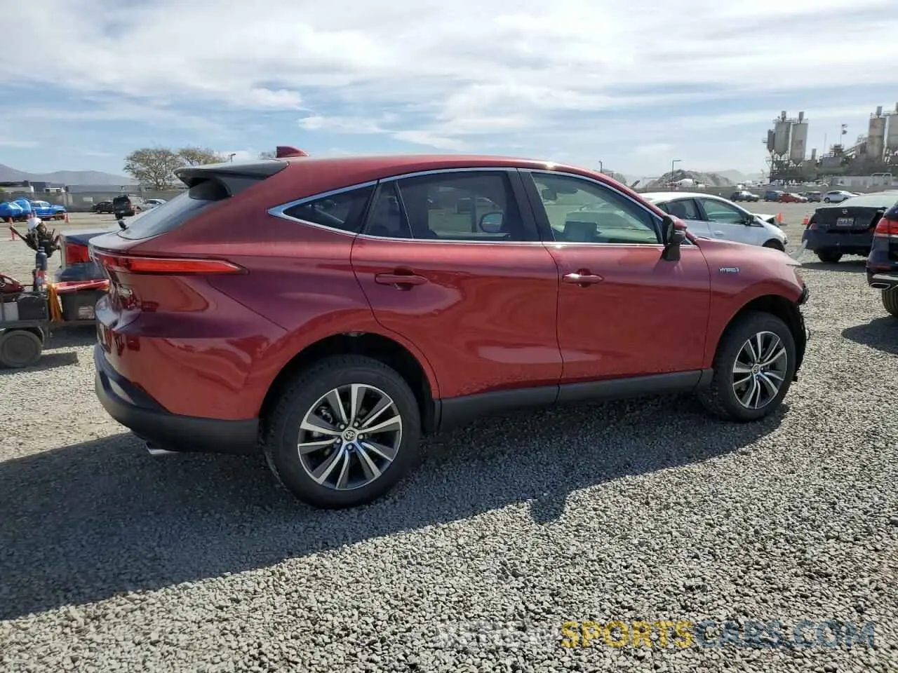 3 Photograph of a damaged car JTEAAAAH4MJ016015 TOYOTA VENZA 2021