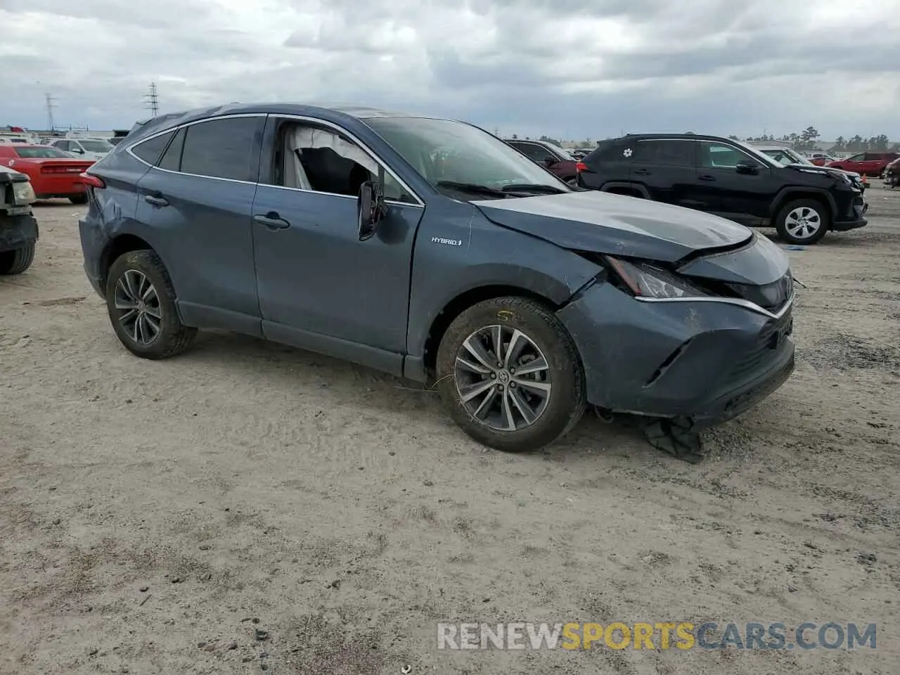 4 Photograph of a damaged car JTEAAAAH4MJ018881 TOYOTA VENZA 2021