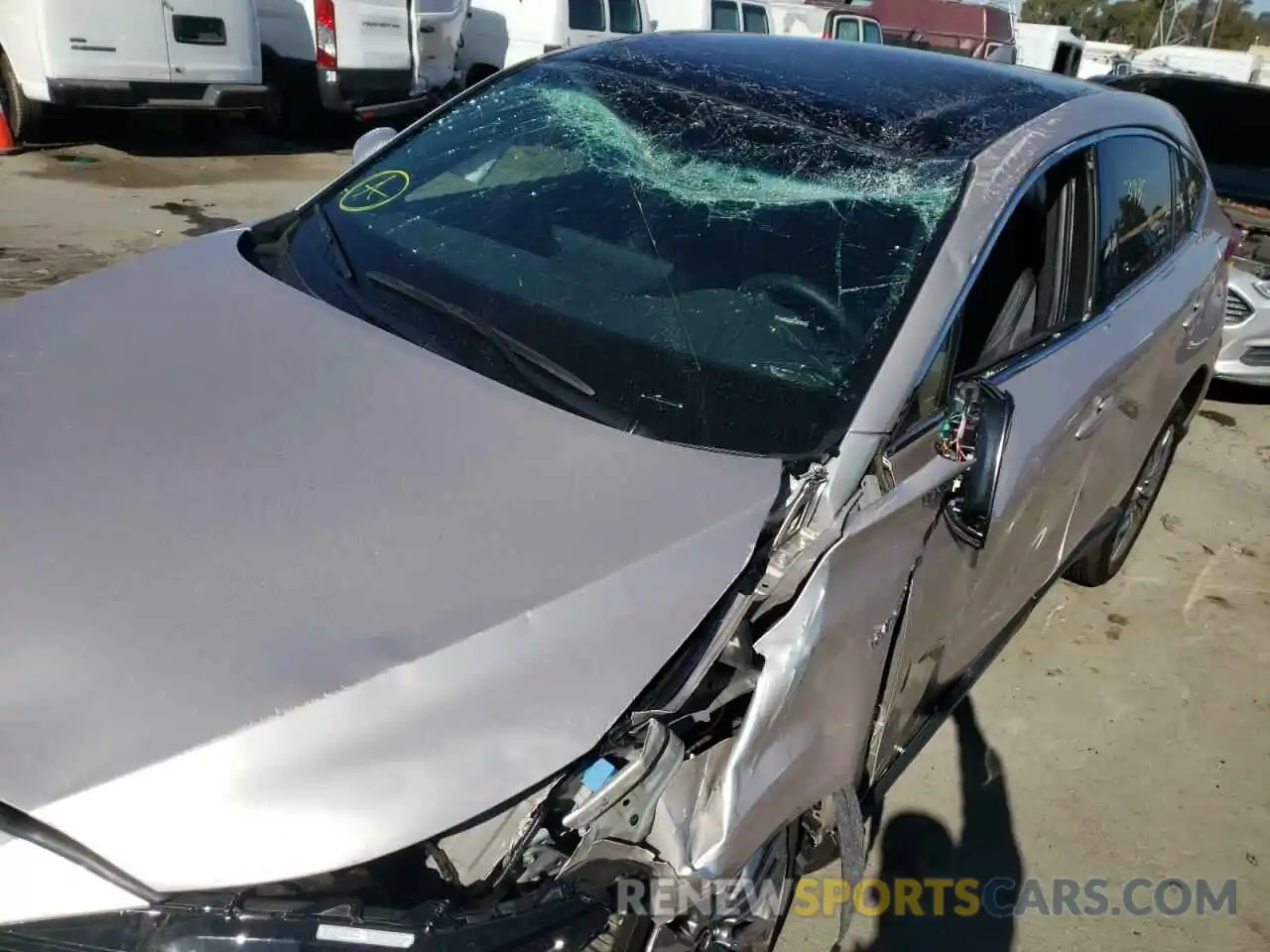 9 Photograph of a damaged car JTEAAAAH4MJ032568 TOYOTA VENZA 2021