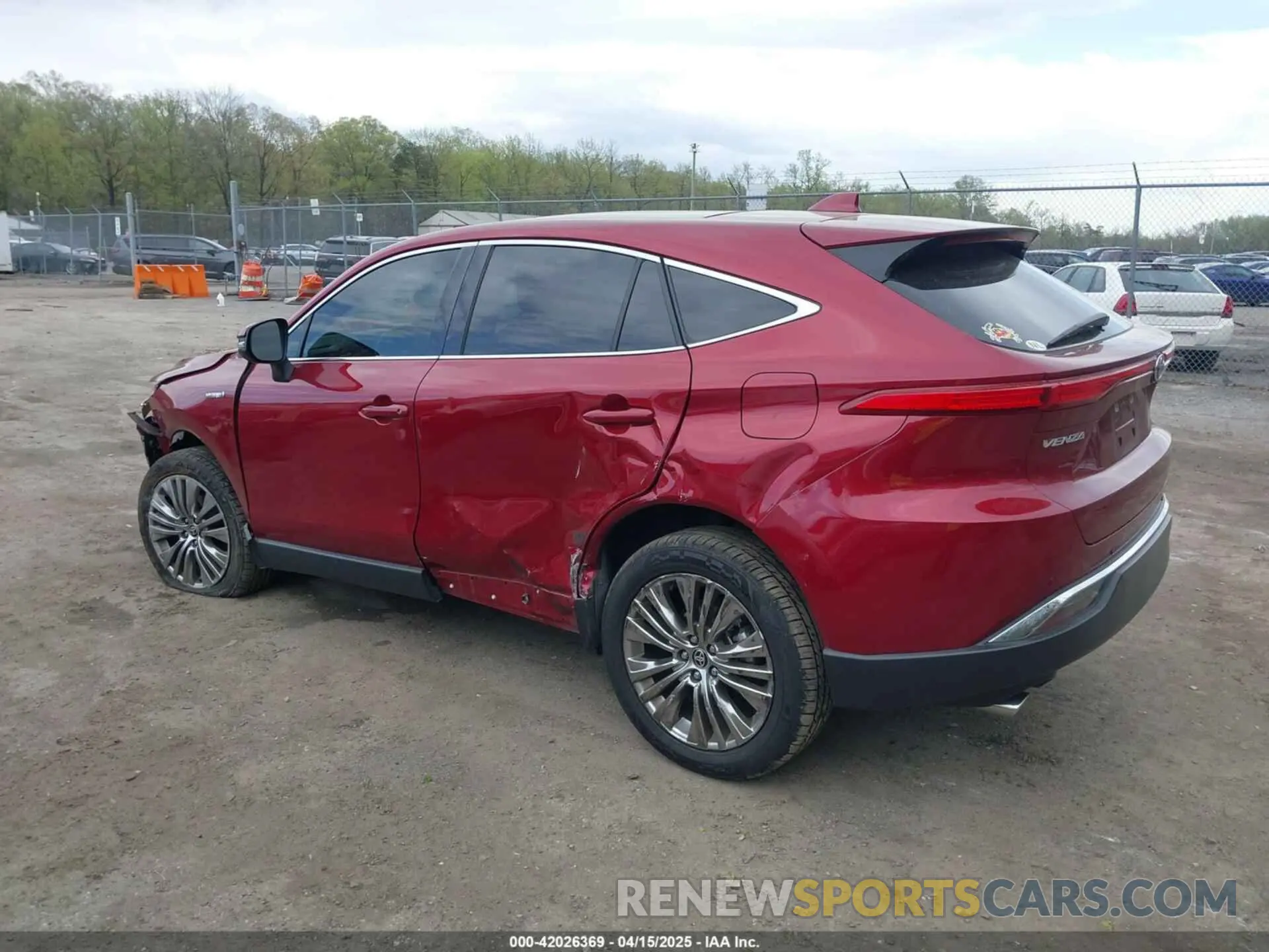 3 Photograph of a damaged car JTEAAAAH4MJ036832 TOYOTA VENZA 2021