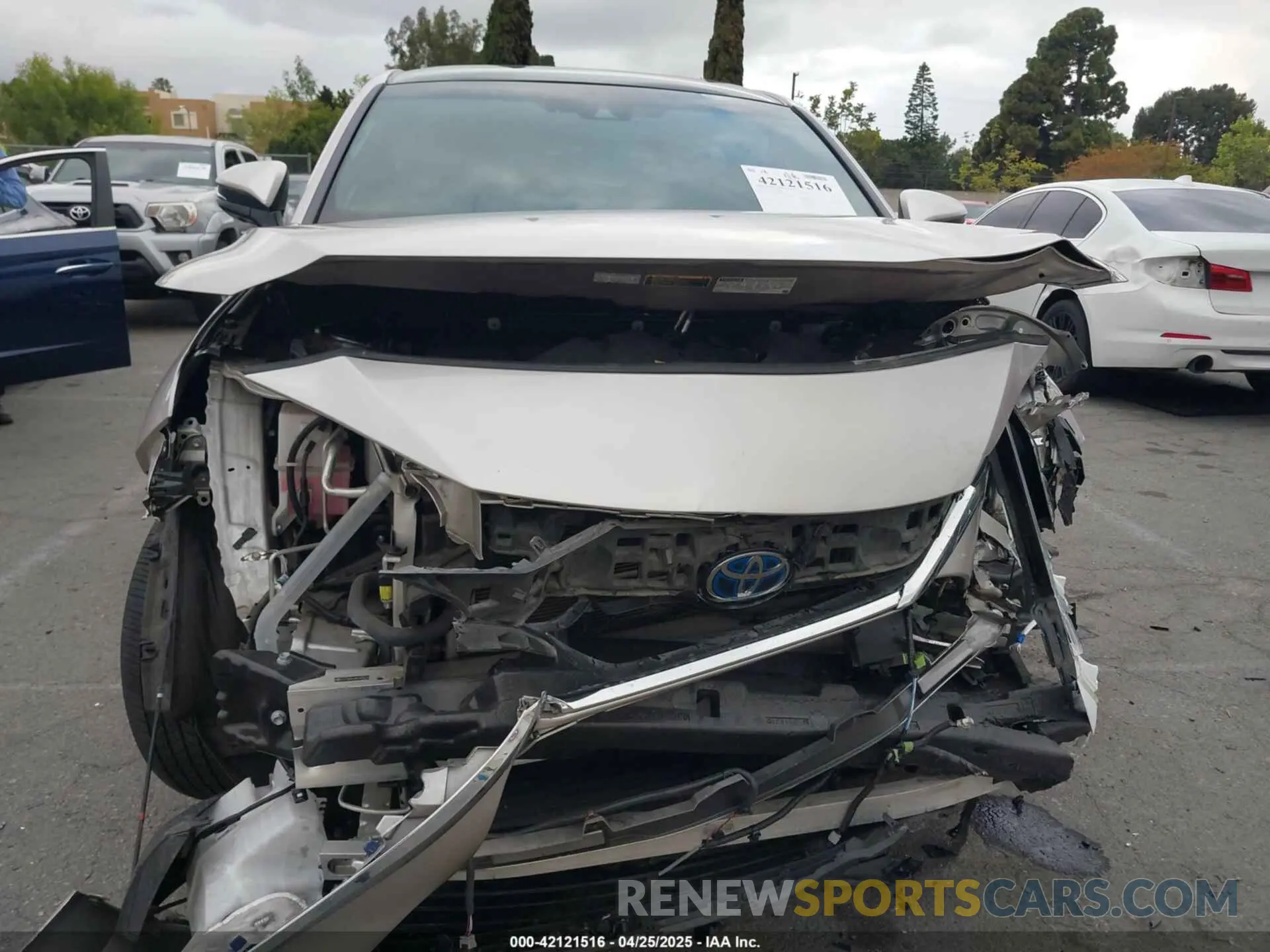 6 Photograph of a damaged car JTEAAAAH4MJ045675 TOYOTA VENZA 2021