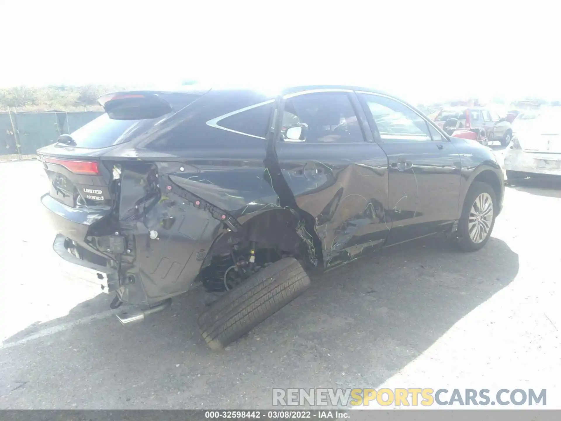 4 Photograph of a damaged car JTEAAAAH4MJ049077 TOYOTA VENZA 2021