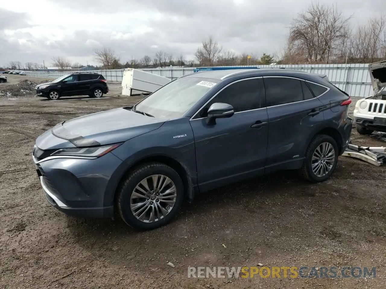 1 Photograph of a damaged car JTEAAAAH4MJ052397 TOYOTA VENZA 2021