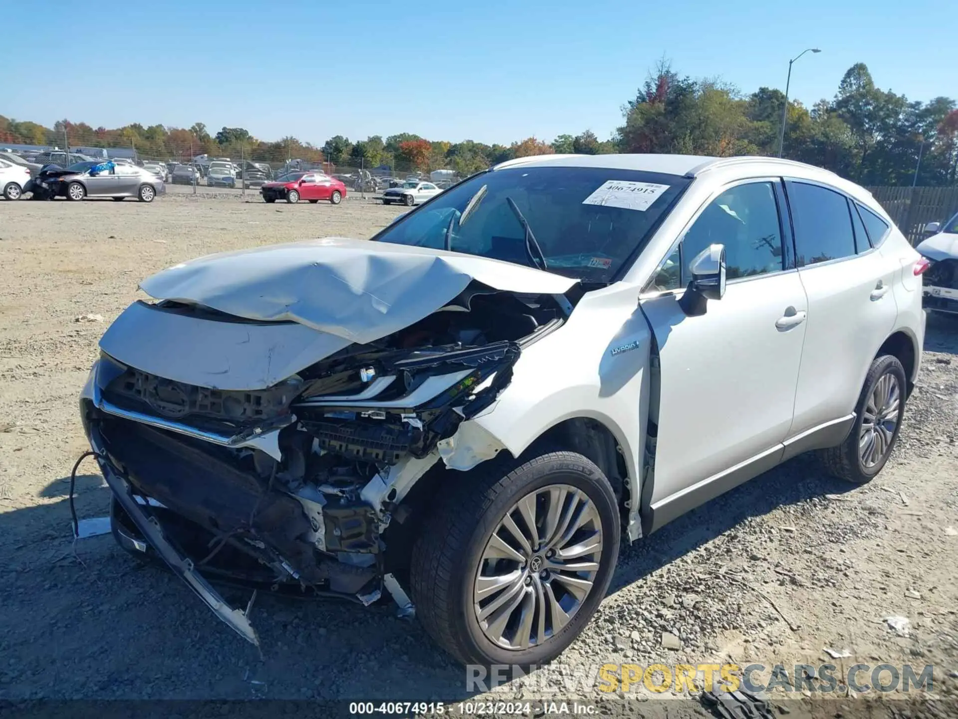 2 Photograph of a damaged car JTEAAAAH4MJ080877 TOYOTA VENZA 2021