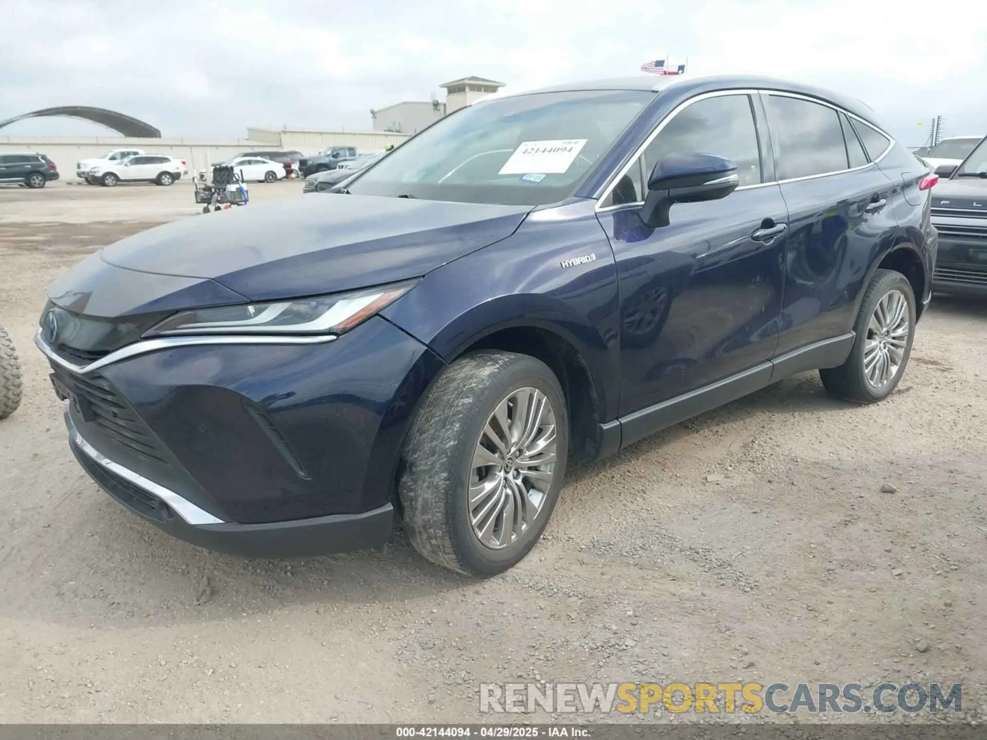 2 Photograph of a damaged car JTEAAAAH5MJ003354 TOYOTA VENZA 2021