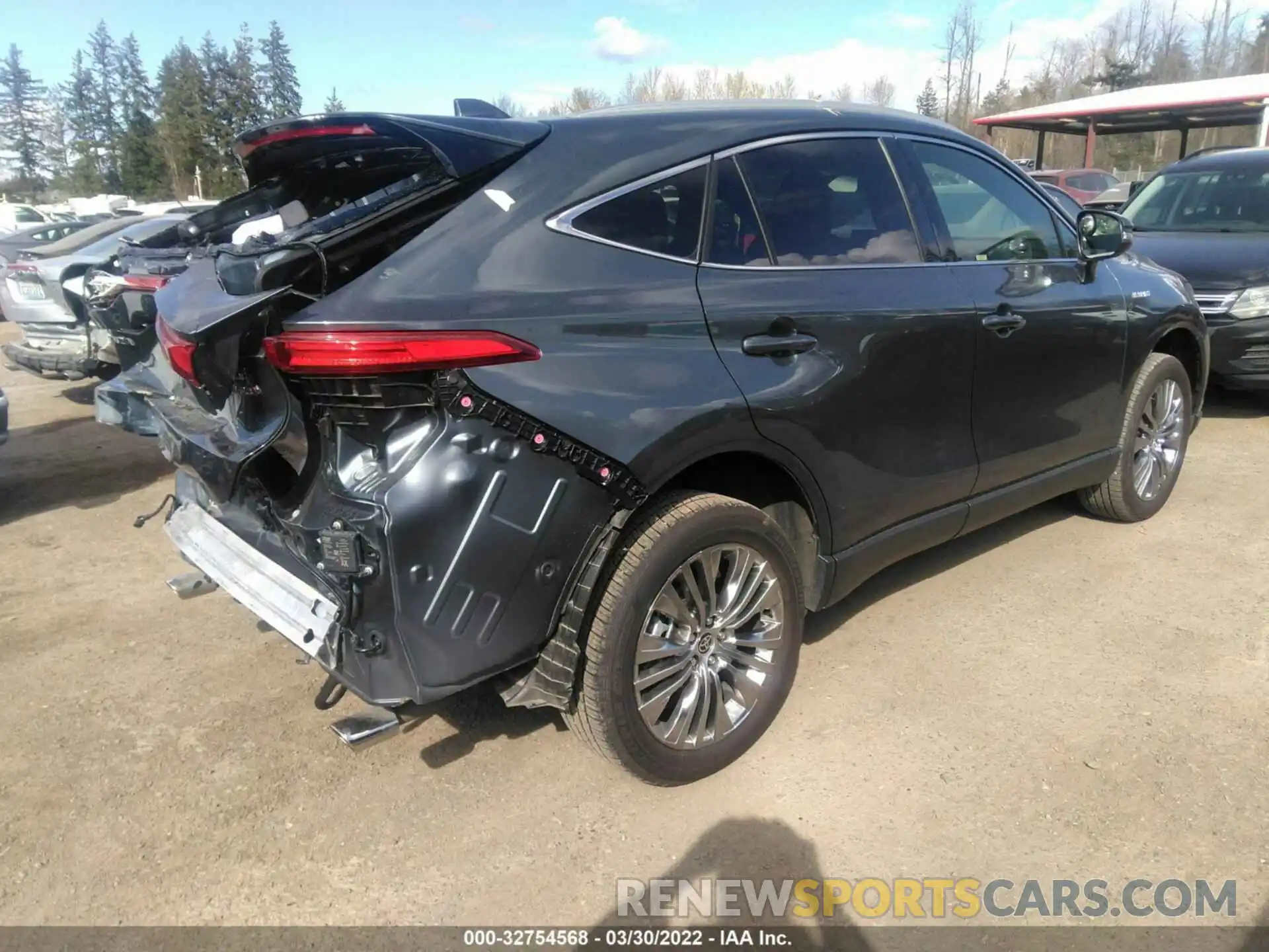 4 Photograph of a damaged car JTEAAAAH5MJ004200 TOYOTA VENZA 2021