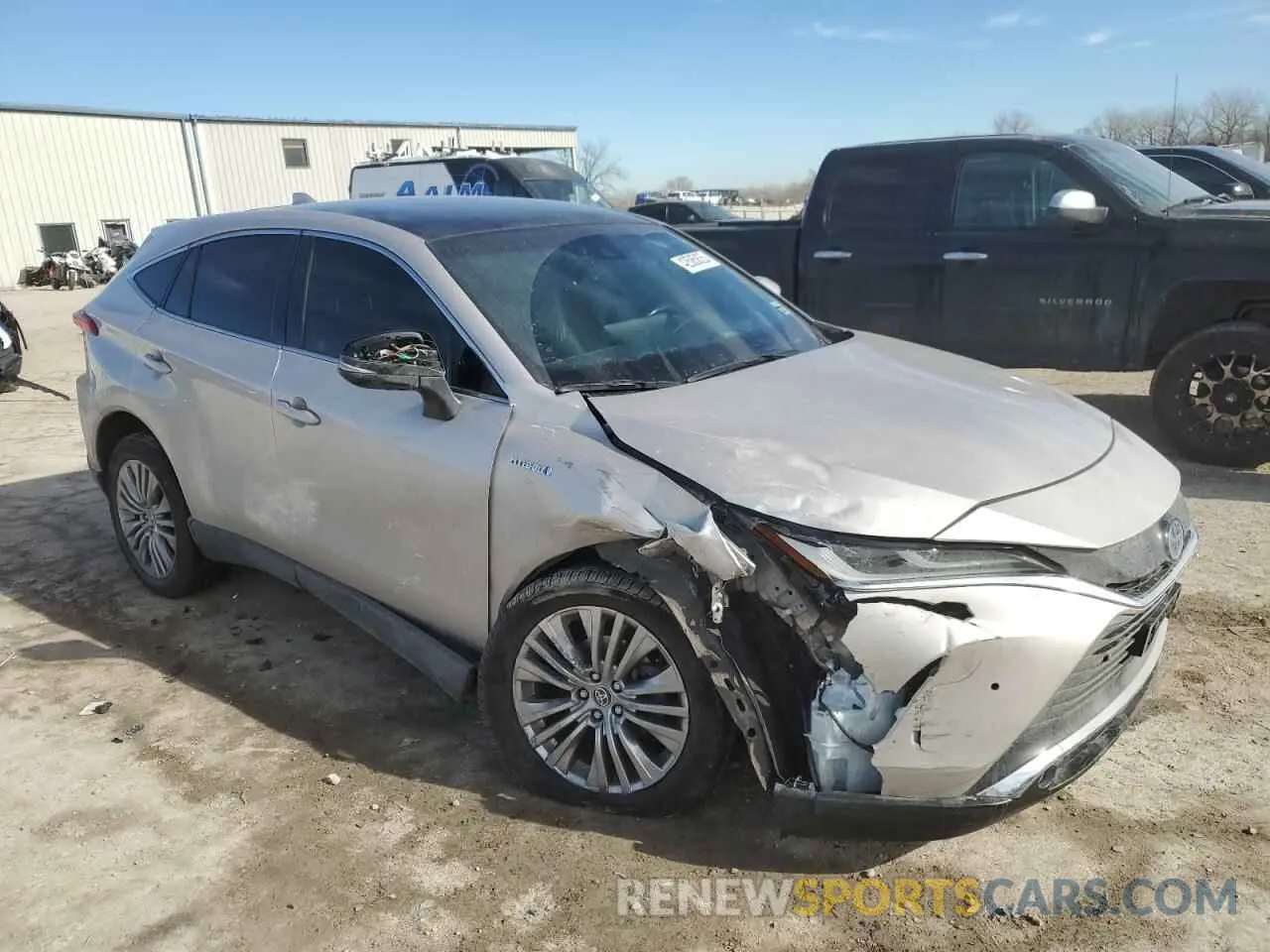 4 Photograph of a damaged car JTEAAAAH5MJ012605 TOYOTA VENZA 2021