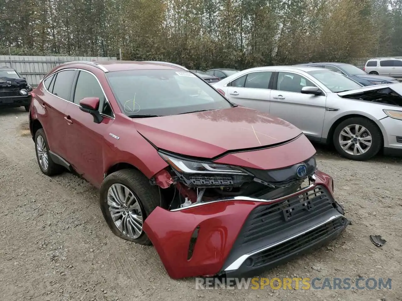 1 Photograph of a damaged car JTEAAAAH5MJ020770 TOYOTA VENZA 2021