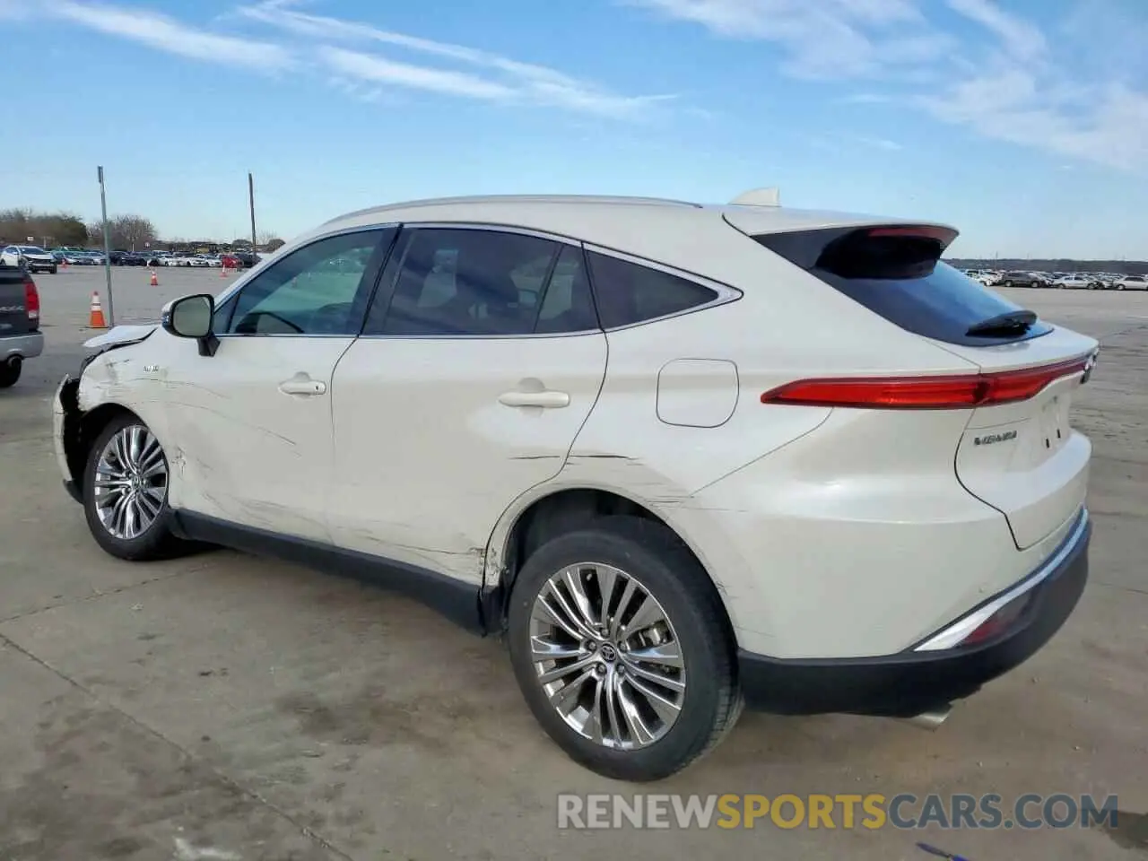 2 Photograph of a damaged car JTEAAAAH5MJ028139 TOYOTA VENZA 2021