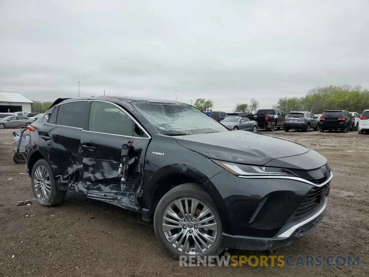 4 Photograph of a damaged car JTEAAAAH5MJ028593 TOYOTA VENZA 2021
