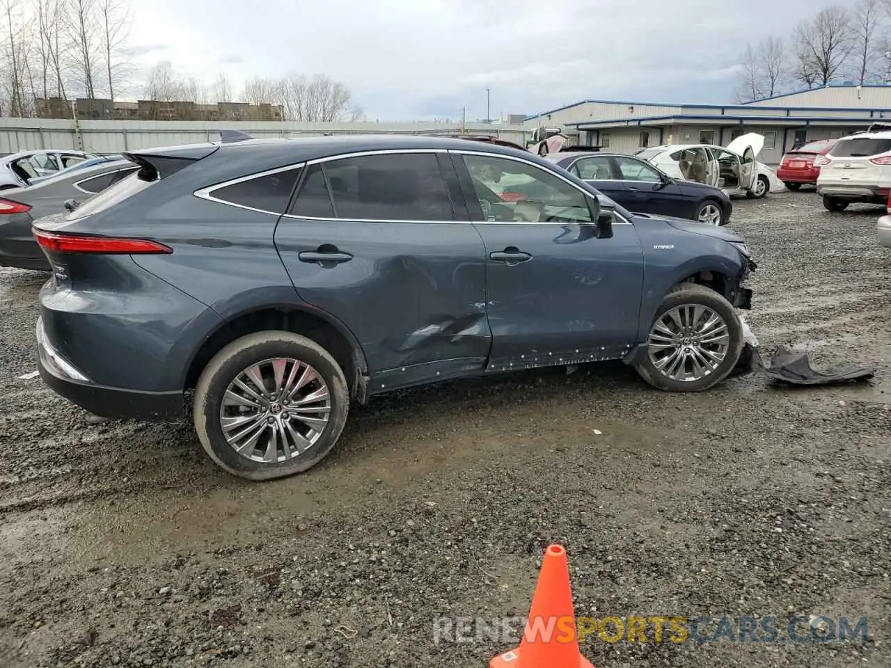 3 Photograph of a damaged car JTEAAAAH5MJ030277 TOYOTA VENZA 2021