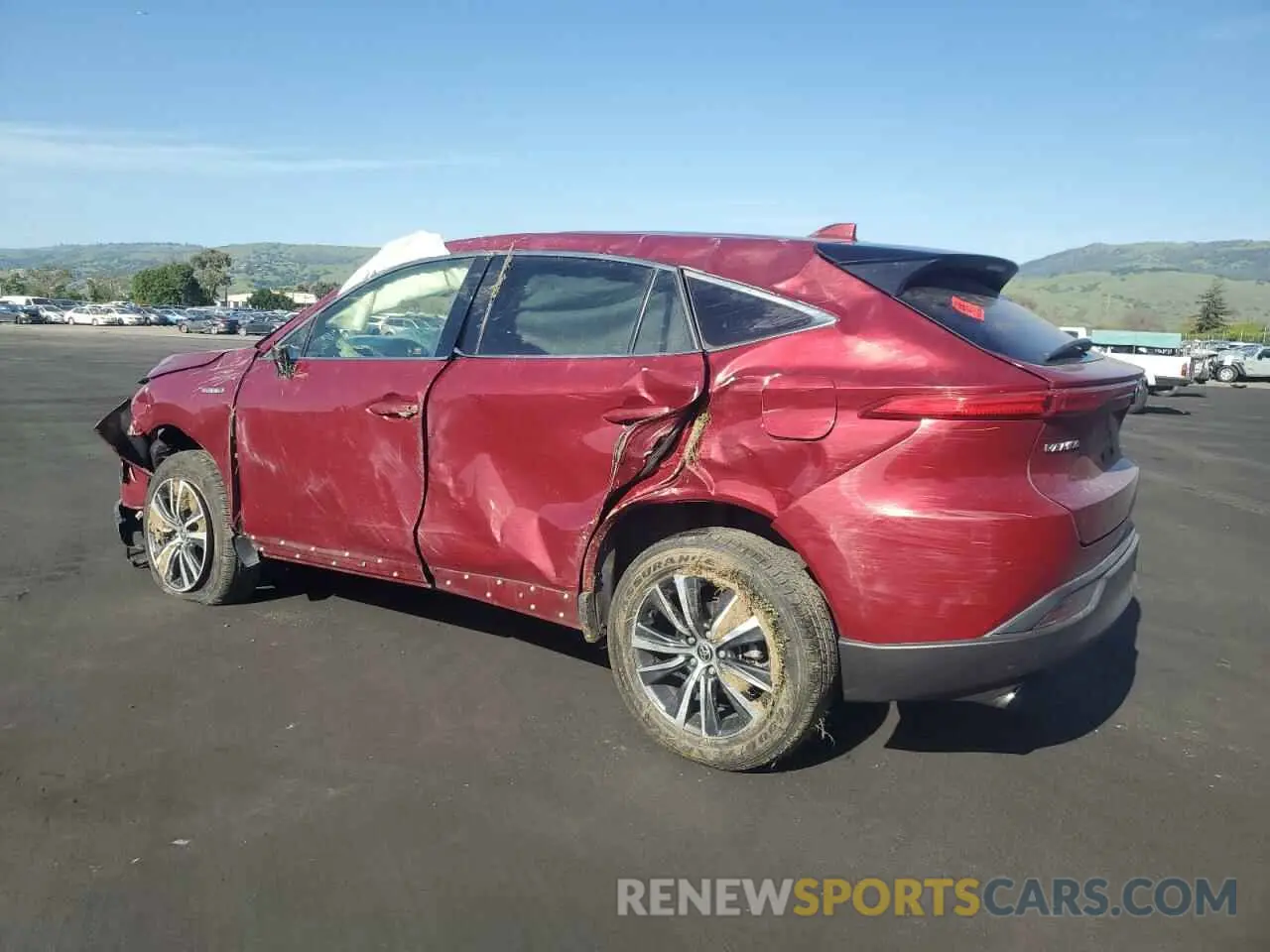 2 Photograph of a damaged car JTEAAAAH5MJ036001 TOYOTA VENZA 2021