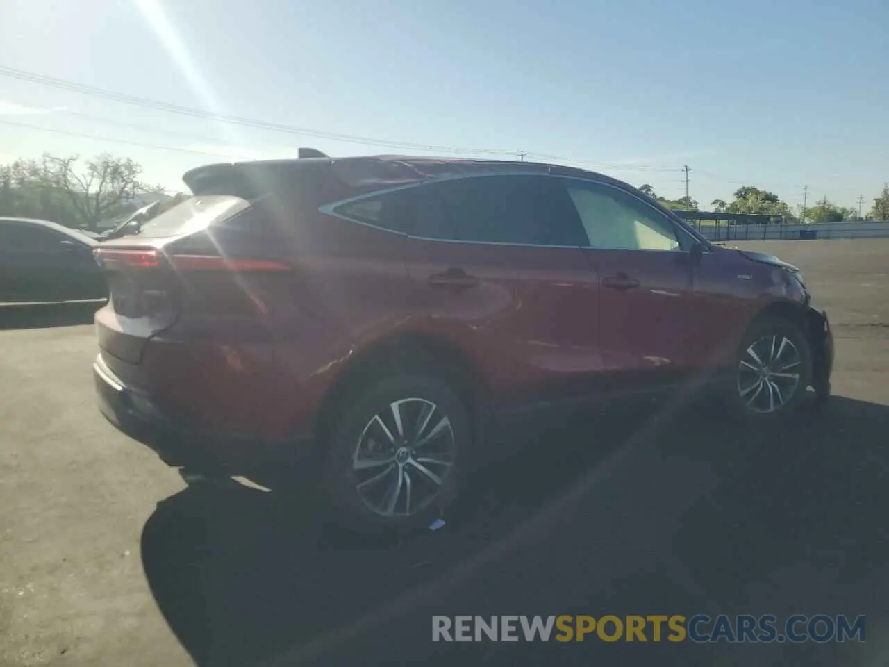 3 Photograph of a damaged car JTEAAAAH5MJ036001 TOYOTA VENZA 2021