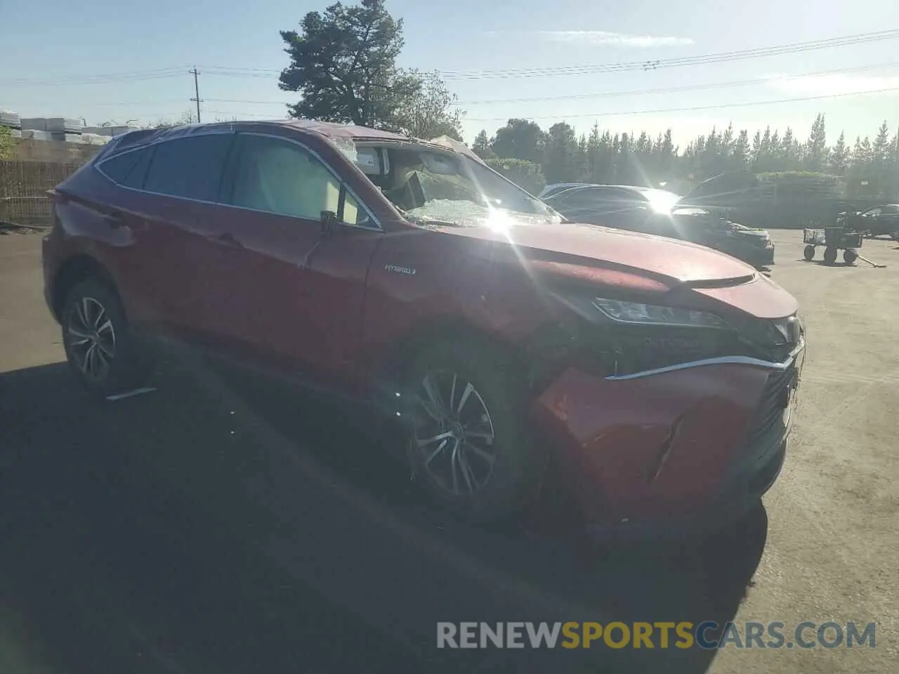 4 Photograph of a damaged car JTEAAAAH5MJ036001 TOYOTA VENZA 2021
