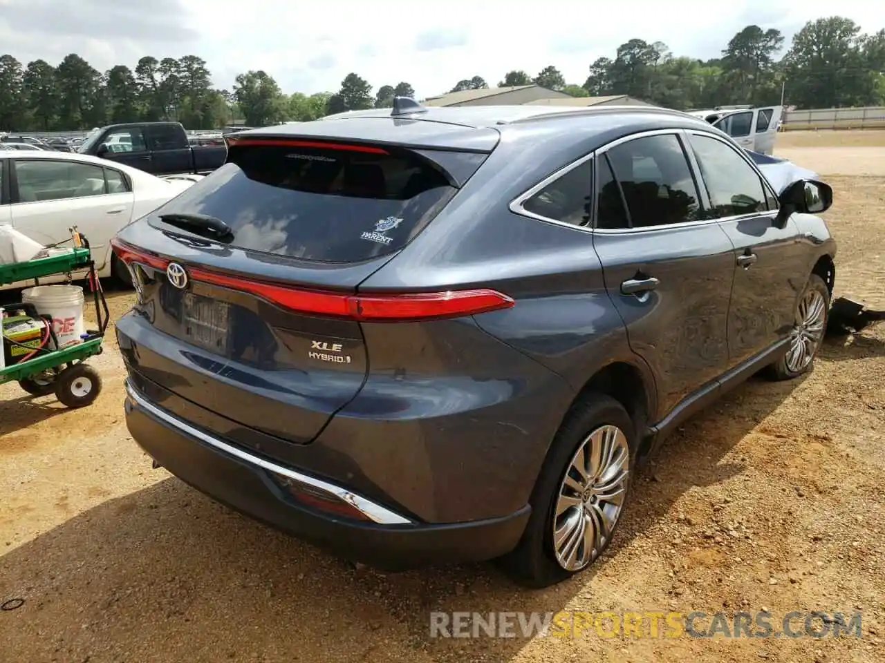 4 Photograph of a damaged car JTEAAAAH5MJ043109 TOYOTA VENZA 2021