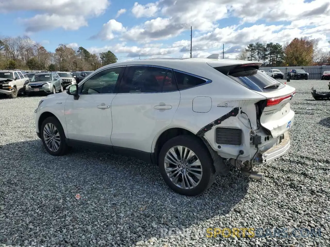 2 Photograph of a damaged car JTEAAAAH5MJ044129 TOYOTA VENZA 2021