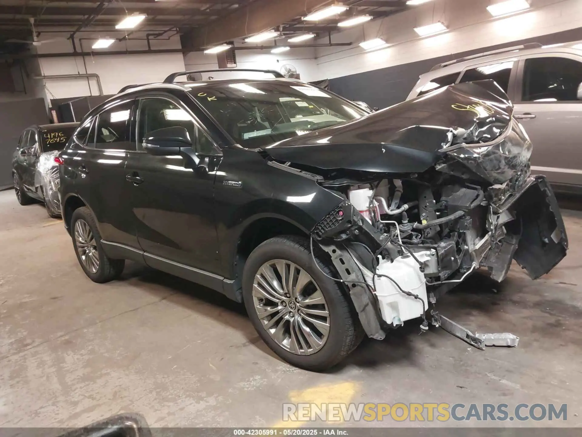 1 Photograph of a damaged car JTEAAAAH5MJ044292 TOYOTA VENZA 2021
