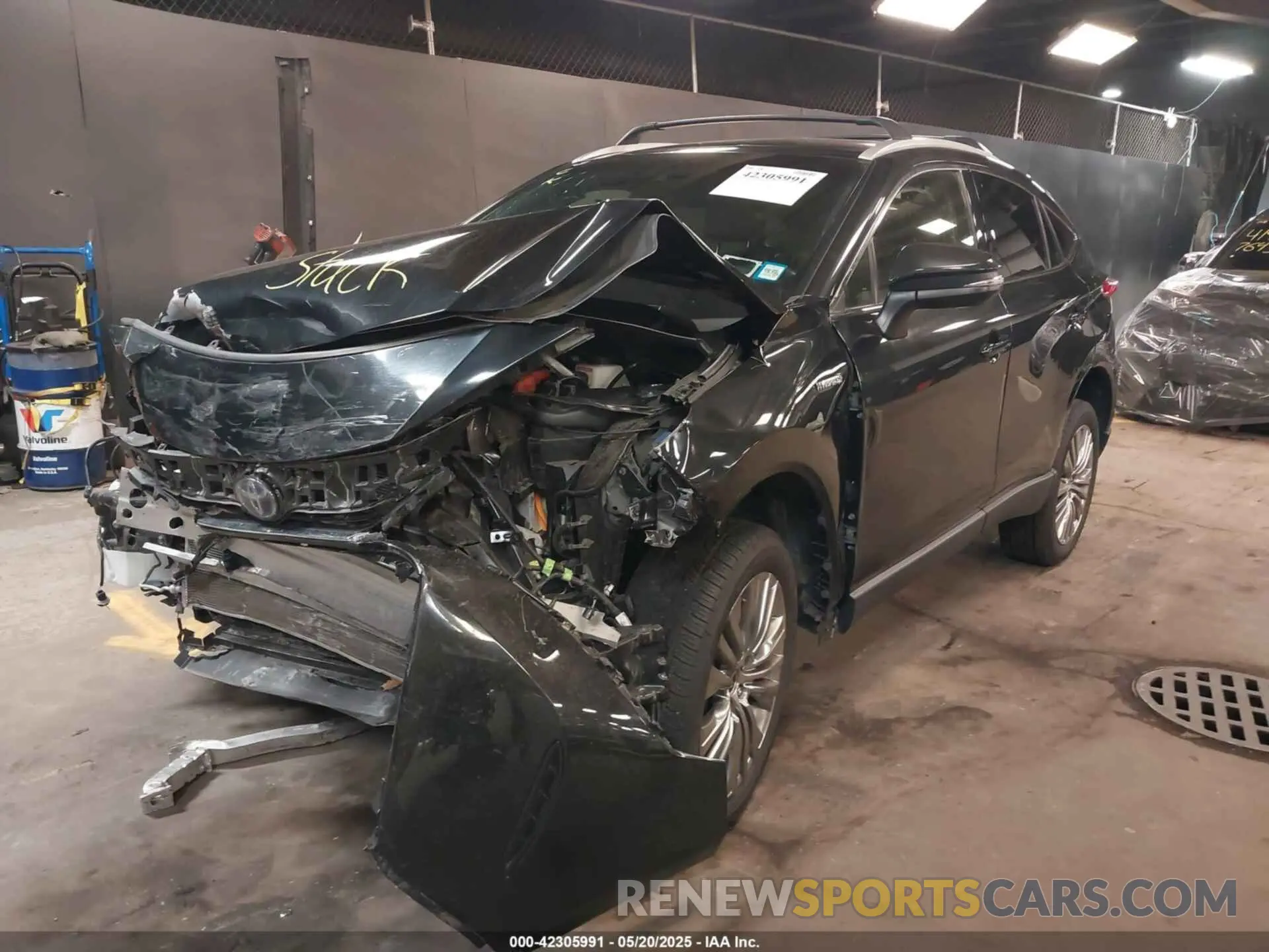 2 Photograph of a damaged car JTEAAAAH5MJ044292 TOYOTA VENZA 2021