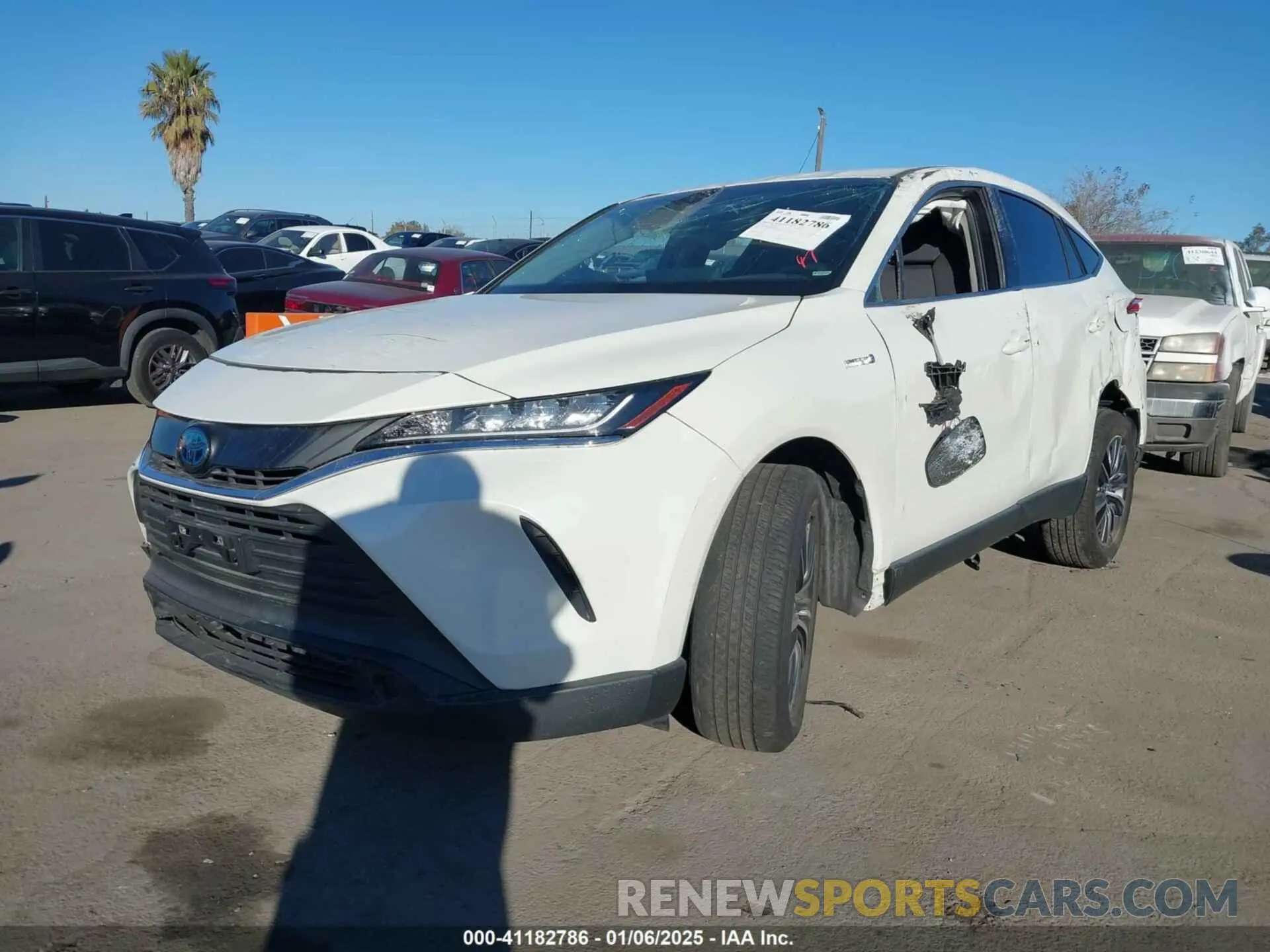 2 Photograph of a damaged car JTEAAAAH5MJ045863 TOYOTA VENZA 2021