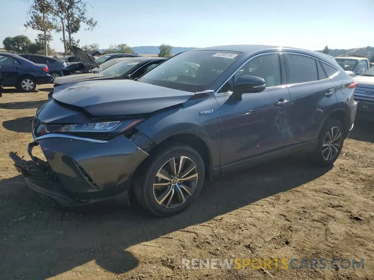 1 Photograph of a damaged car JTEAAAAH5MJ056605 TOYOTA VENZA 2021