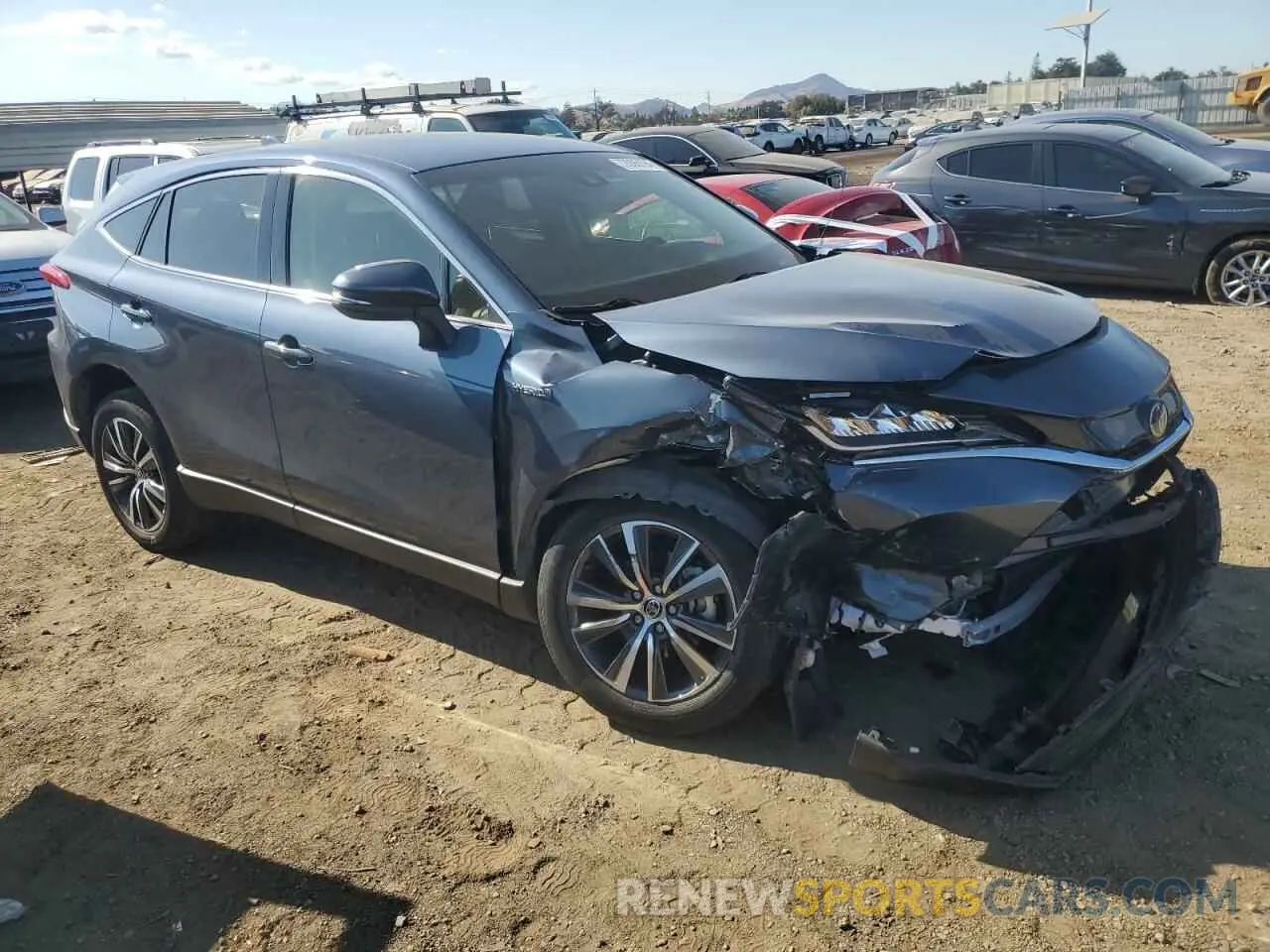 4 Photograph of a damaged car JTEAAAAH5MJ056605 TOYOTA VENZA 2021