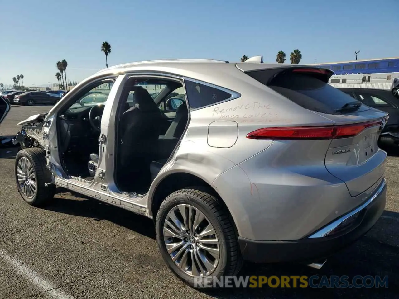 2 Photograph of a damaged car JTEAAAAH5MJ061125 TOYOTA VENZA 2021