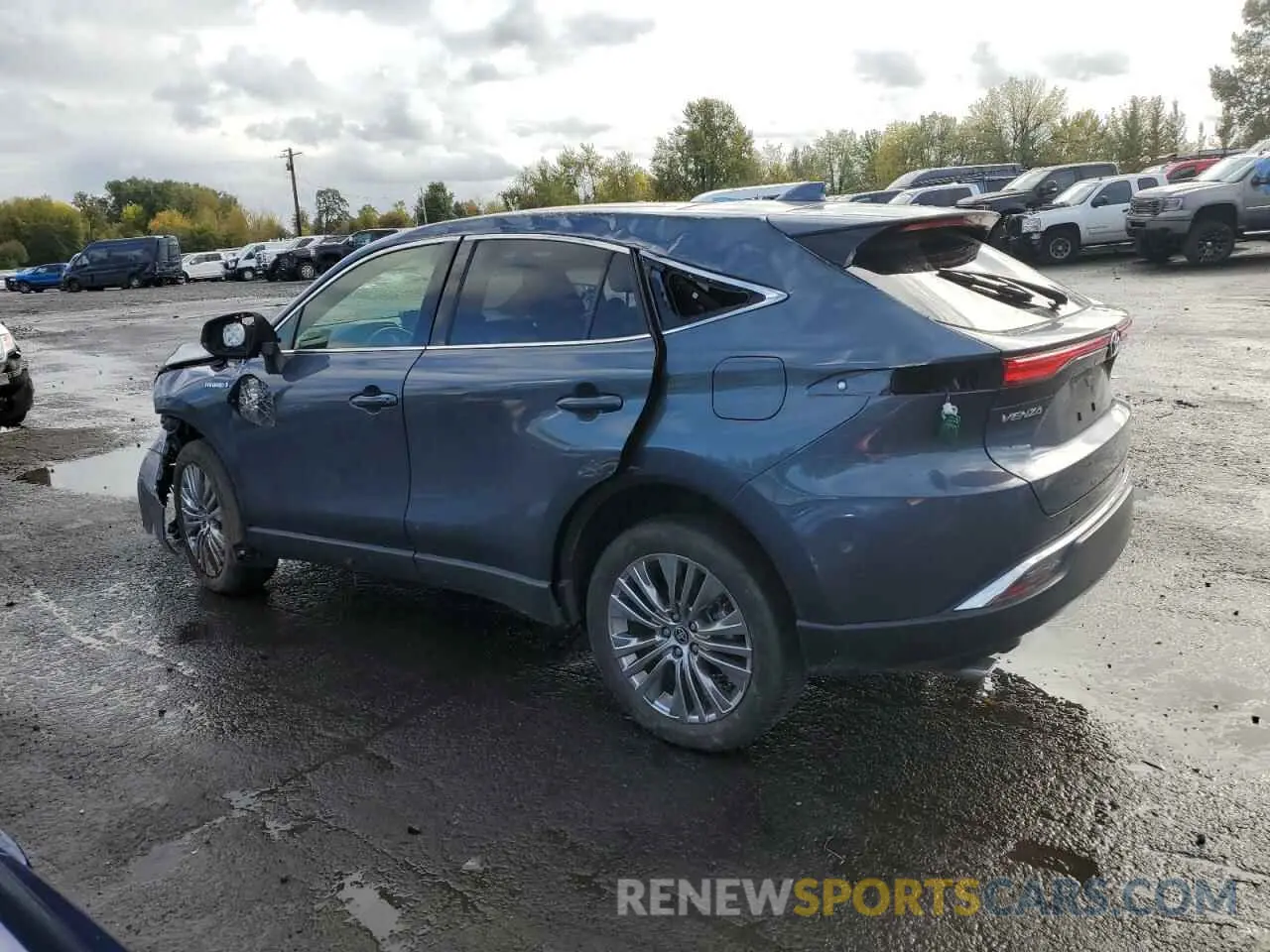 2 Photograph of a damaged car JTEAAAAH5MJ063358 TOYOTA VENZA 2021