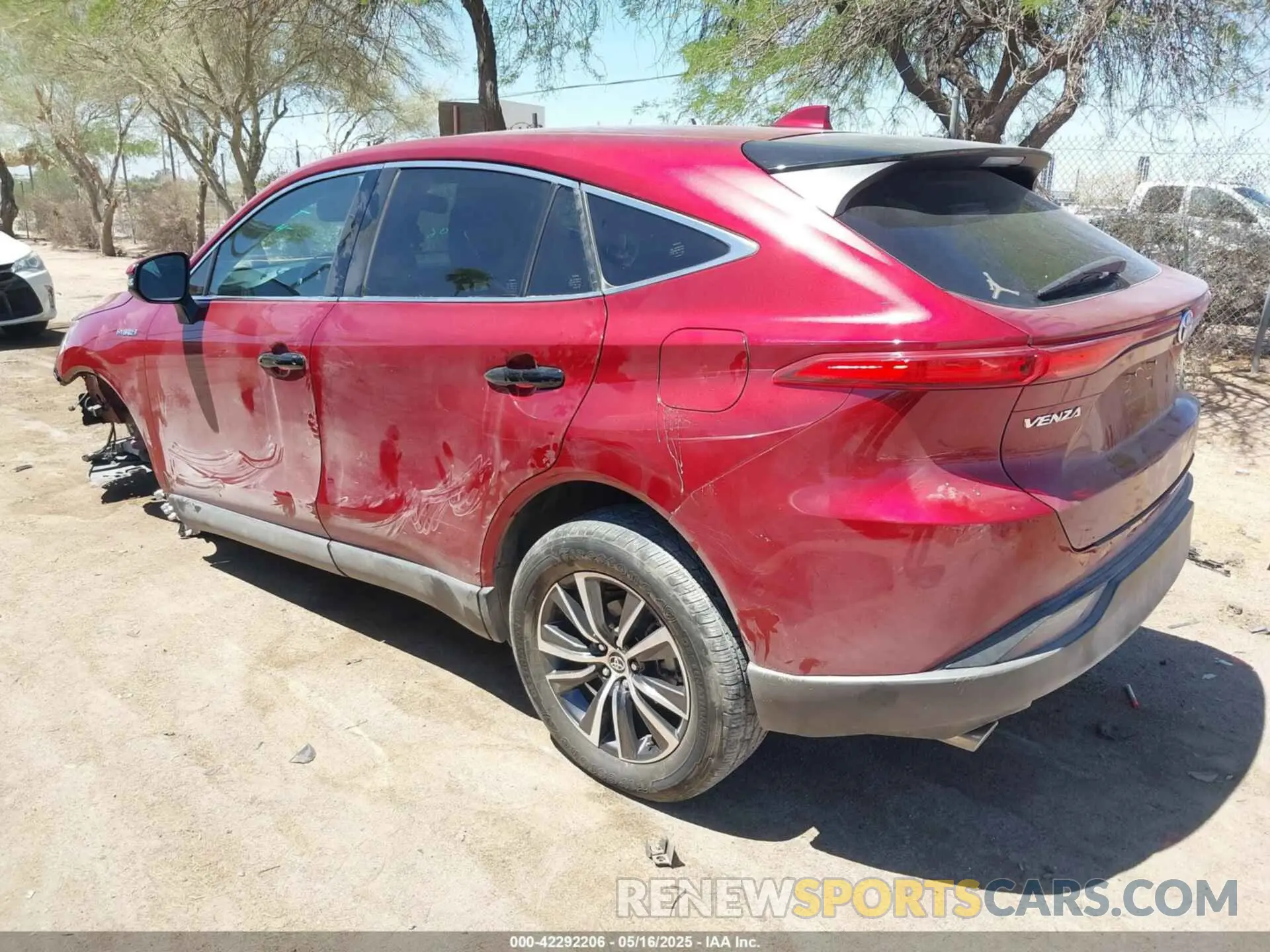 3 Photograph of a damaged car JTEAAAAH5MJ070861 TOYOTA VENZA 2021