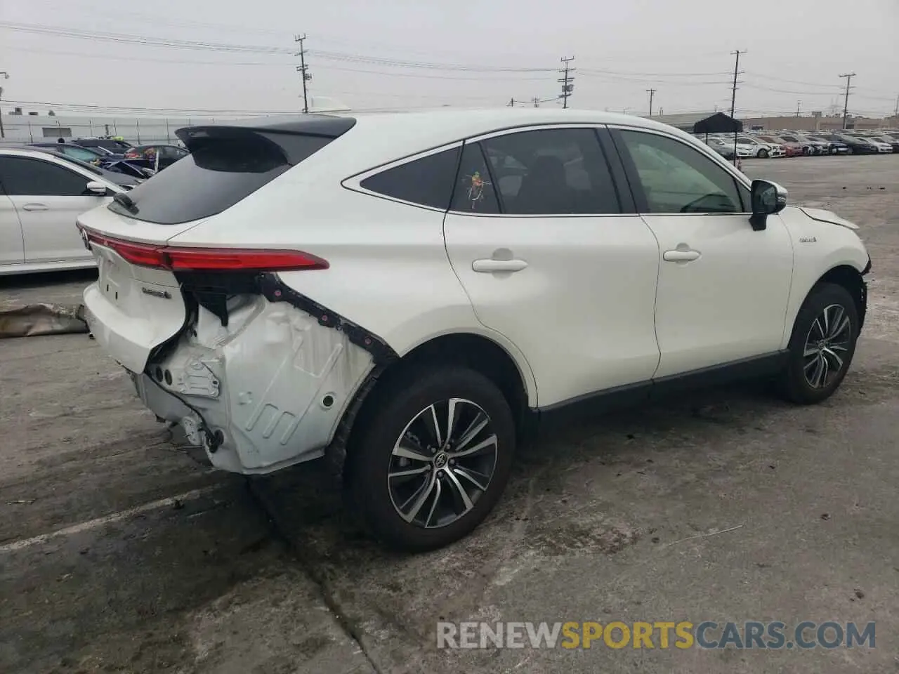 3 Photograph of a damaged car JTEAAAAH5MJ072299 TOYOTA VENZA 2021