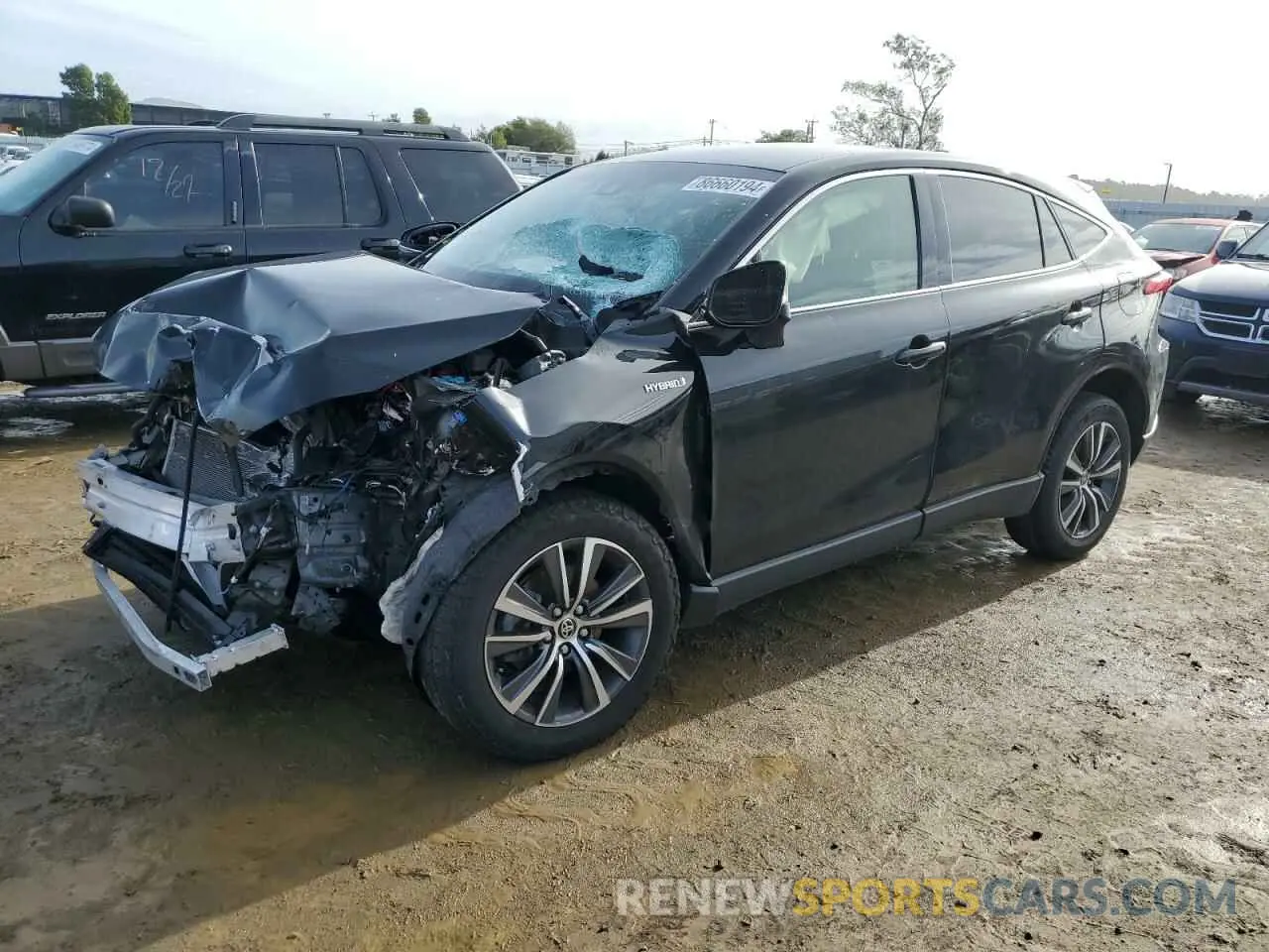 1 Photograph of a damaged car JTEAAAAH5MJ080189 TOYOTA VENZA 2021
