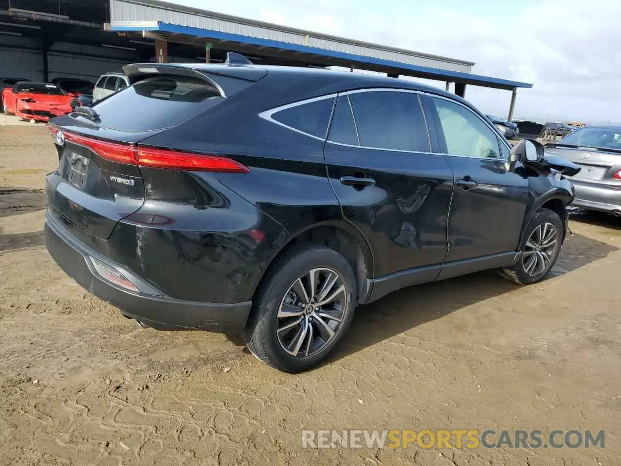 3 Photograph of a damaged car JTEAAAAH5MJ080189 TOYOTA VENZA 2021