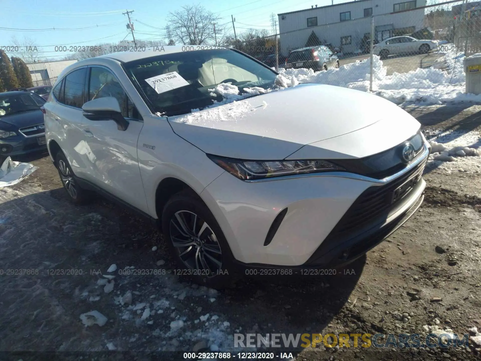 1 Photograph of a damaged car JTEAAAAH6MJ004027 TOYOTA VENZA 2021