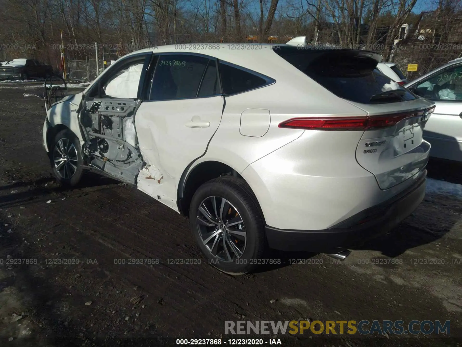 3 Photograph of a damaged car JTEAAAAH6MJ004027 TOYOTA VENZA 2021