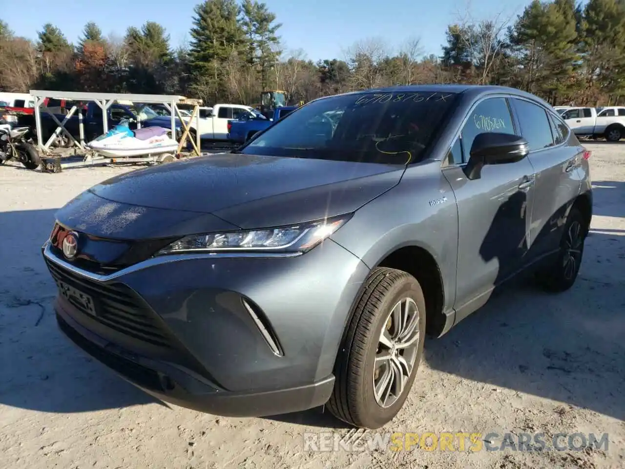 2 Photograph of a damaged car JTEAAAAH6MJ009101 TOYOTA VENZA 2021