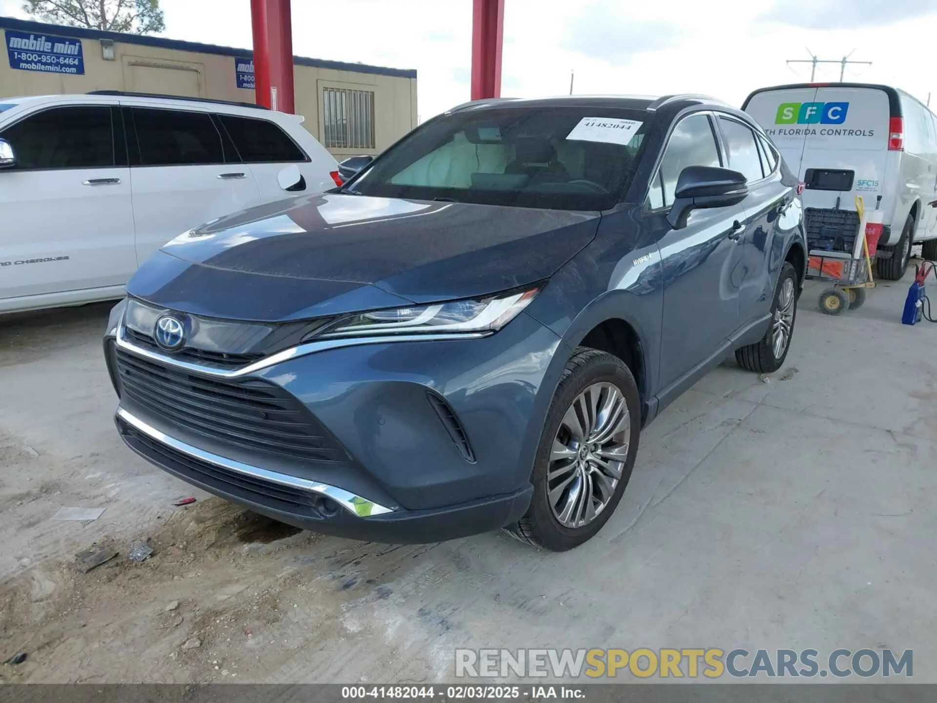 2 Photograph of a damaged car JTEAAAAH6MJ012502 TOYOTA VENZA 2021