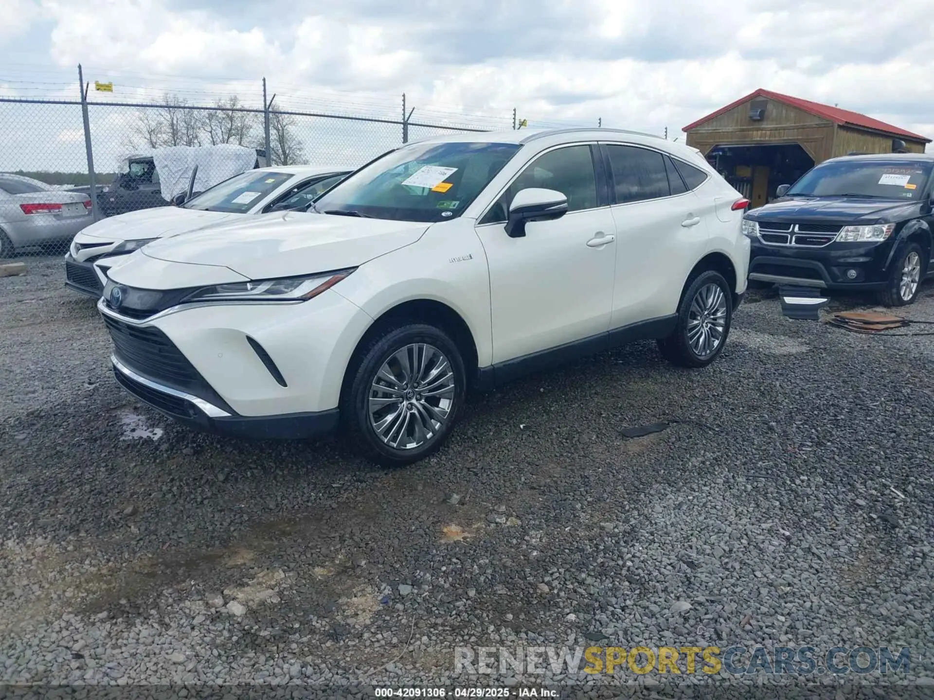 2 Photograph of a damaged car JTEAAAAH6MJ019871 TOYOTA VENZA 2021