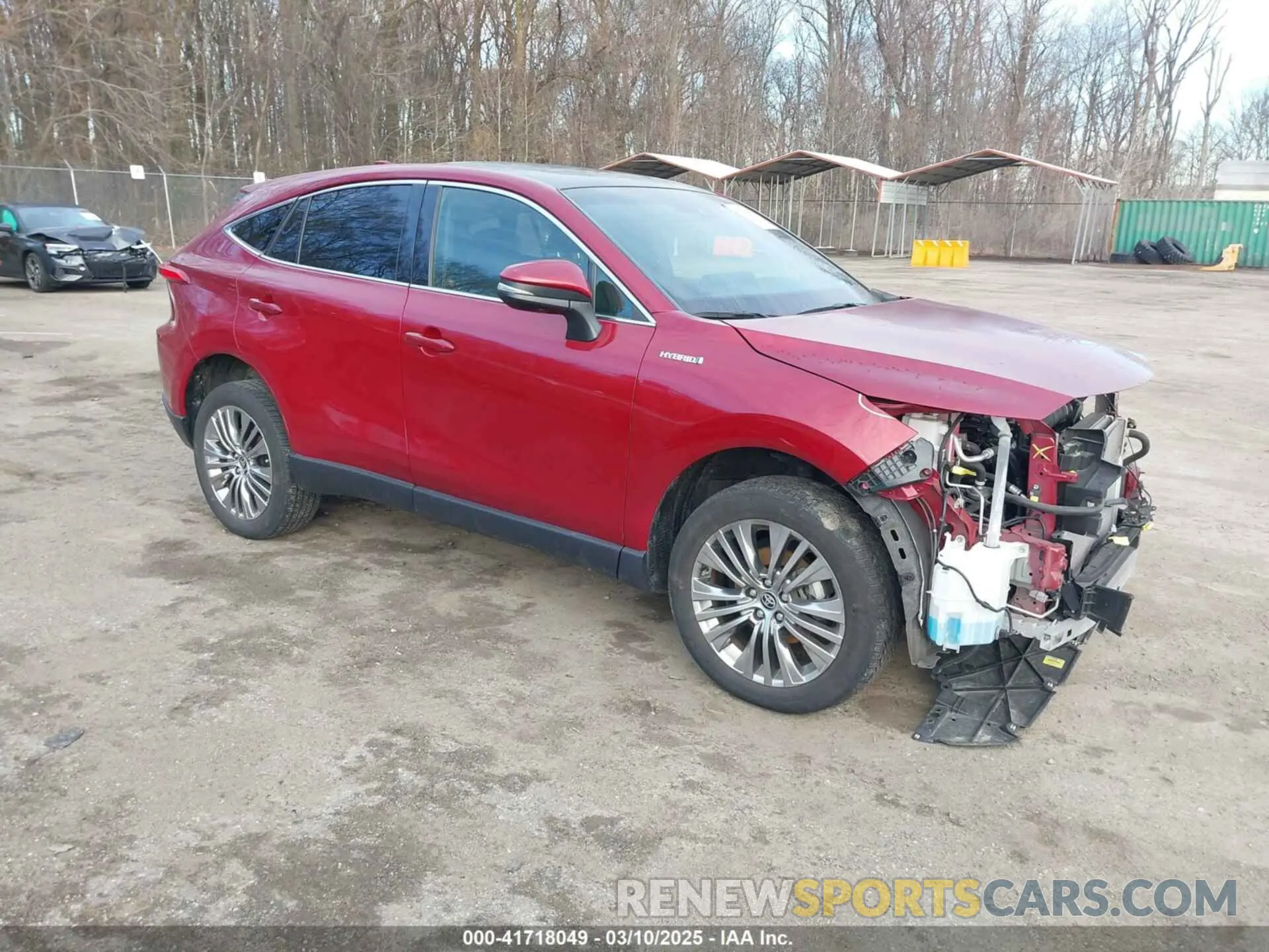 1 Photograph of a damaged car JTEAAAAH6MJ024911 TOYOTA VENZA 2021