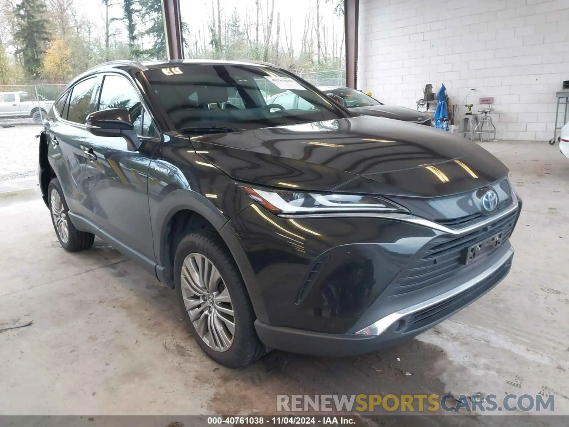 1 Photograph of a damaged car JTEAAAAH6MJ026660 TOYOTA VENZA 2021