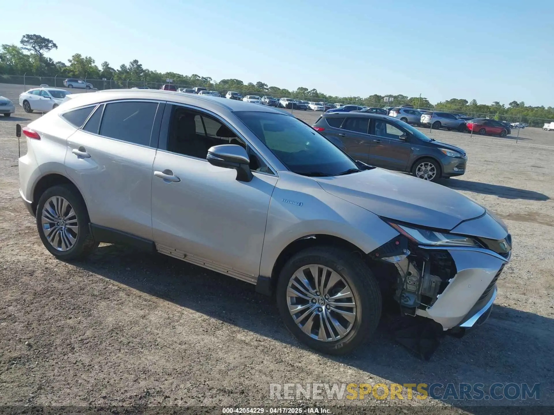 1 Photograph of a damaged car JTEAAAAH6MJ027243 TOYOTA VENZA 2021