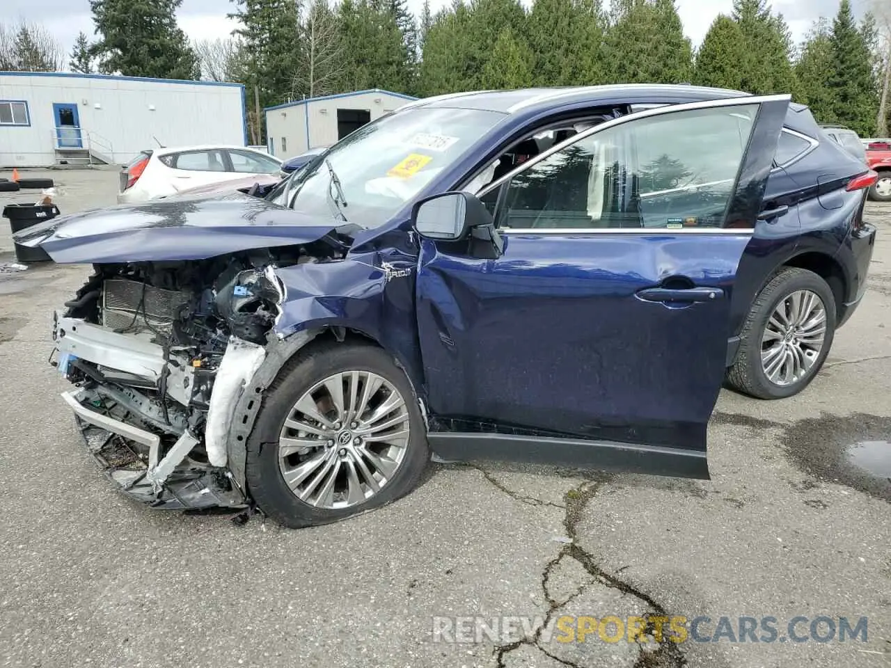 1 Photograph of a damaged car JTEAAAAH6MJ029266 TOYOTA VENZA 2021
