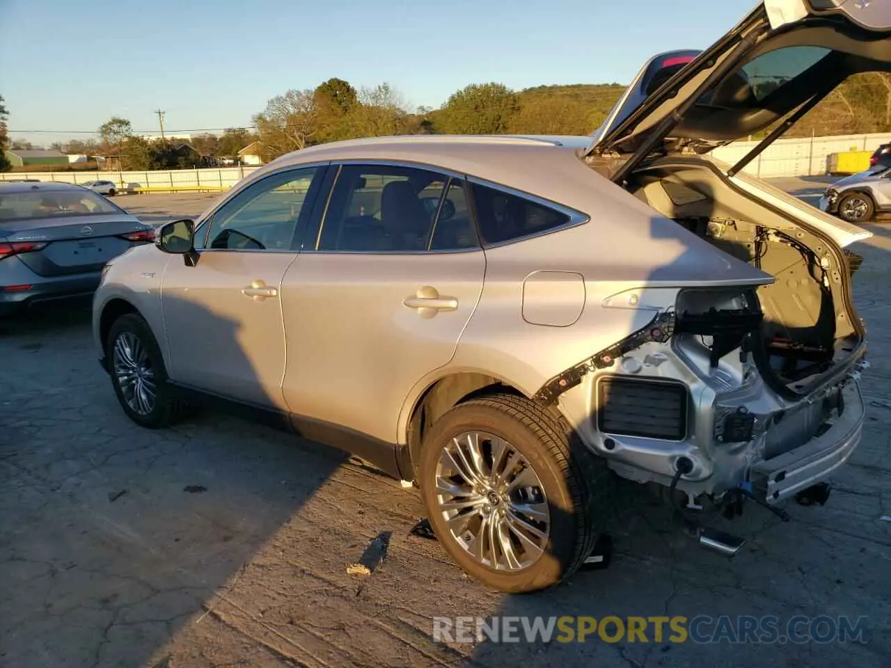 2 Photograph of a damaged car JTEAAAAH6MJ058279 TOYOTA VENZA 2021