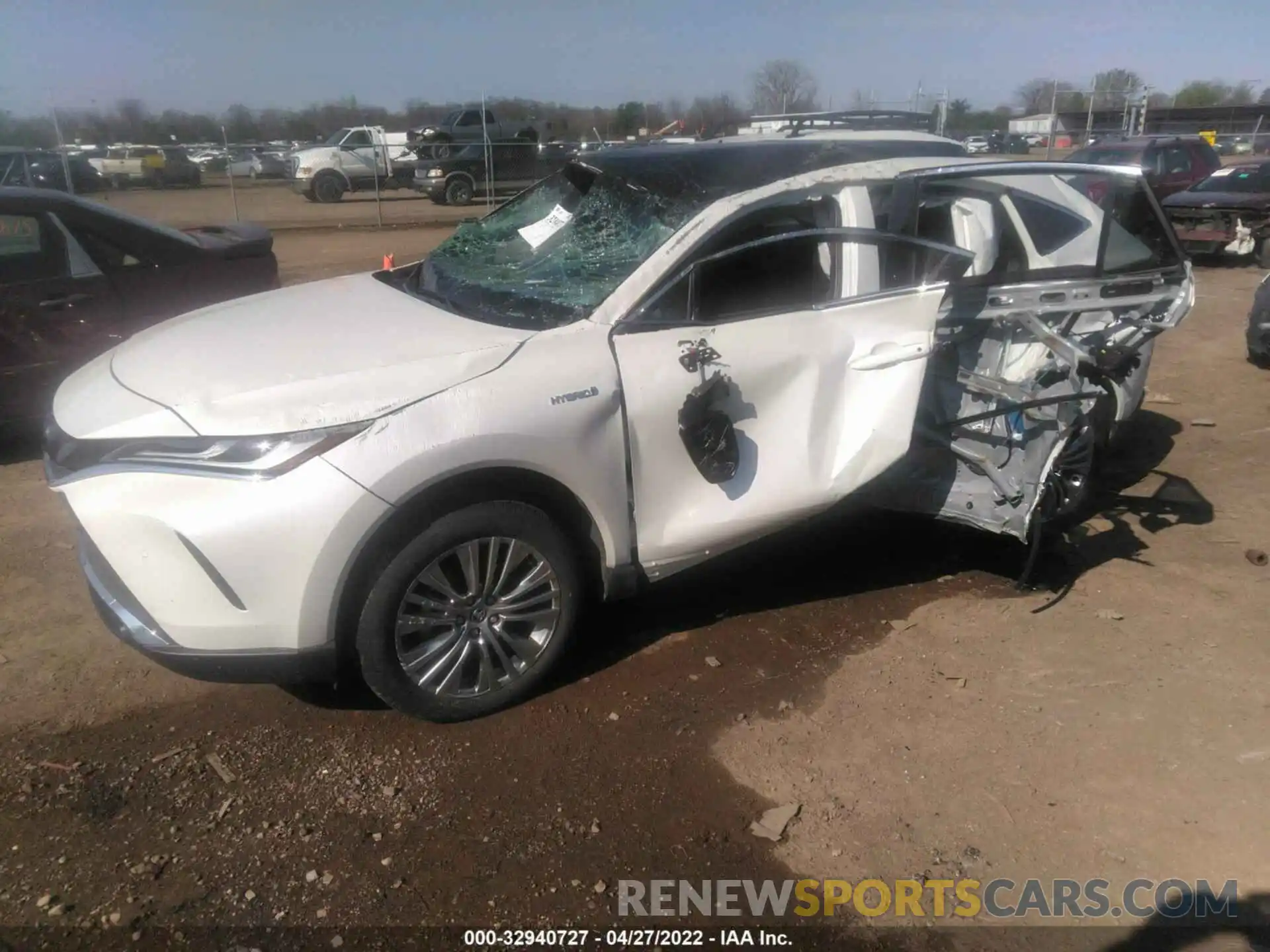 2 Photograph of a damaged car JTEAAAAH6MJ062607 TOYOTA VENZA 2021