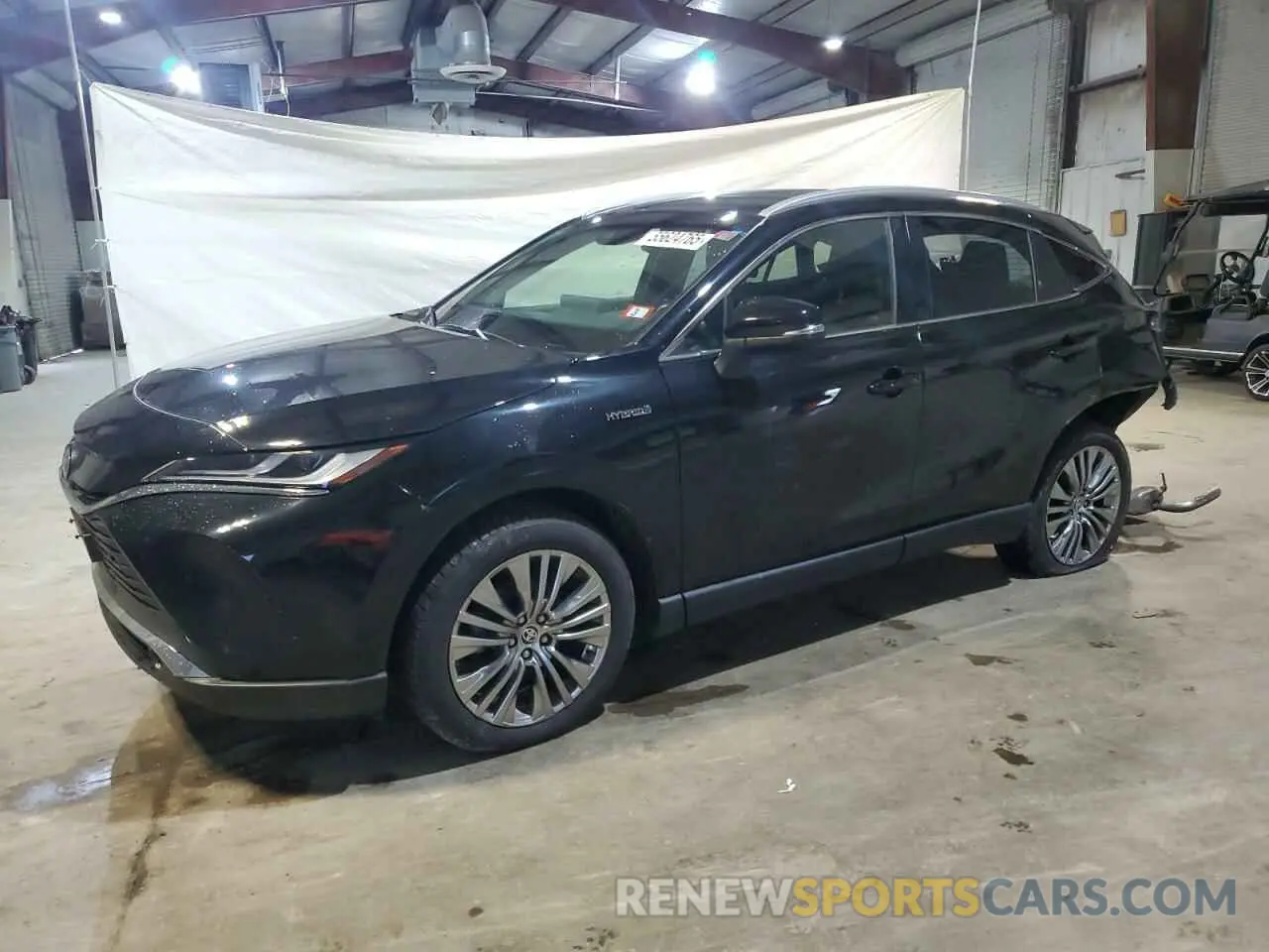 1 Photograph of a damaged car JTEAAAAH6MJ067029 TOYOTA VENZA 2021