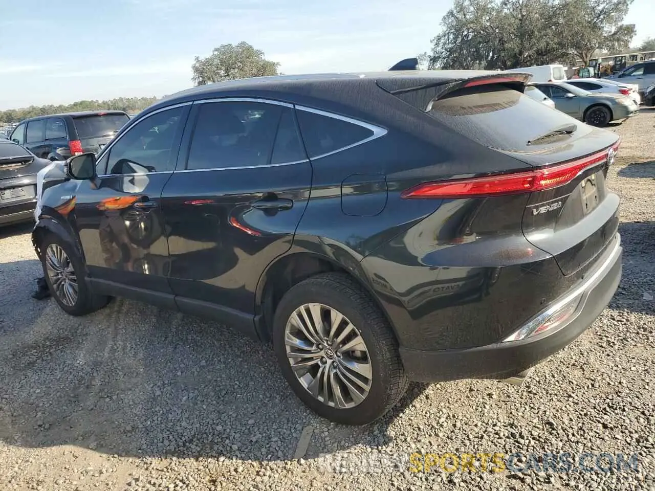 2 Photograph of a damaged car JTEAAAAH6MJ072098 TOYOTA VENZA 2021