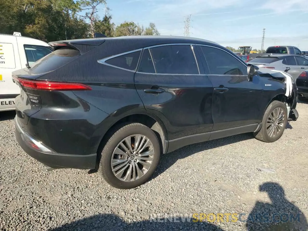 3 Photograph of a damaged car JTEAAAAH6MJ072098 TOYOTA VENZA 2021