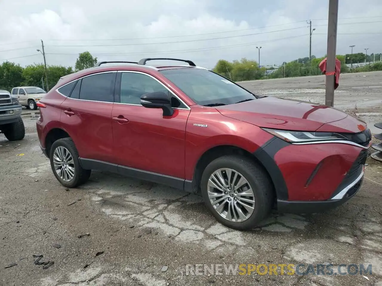 4 Photograph of a damaged car JTEAAAAH6MJ078290 TOYOTA VENZA 2021
