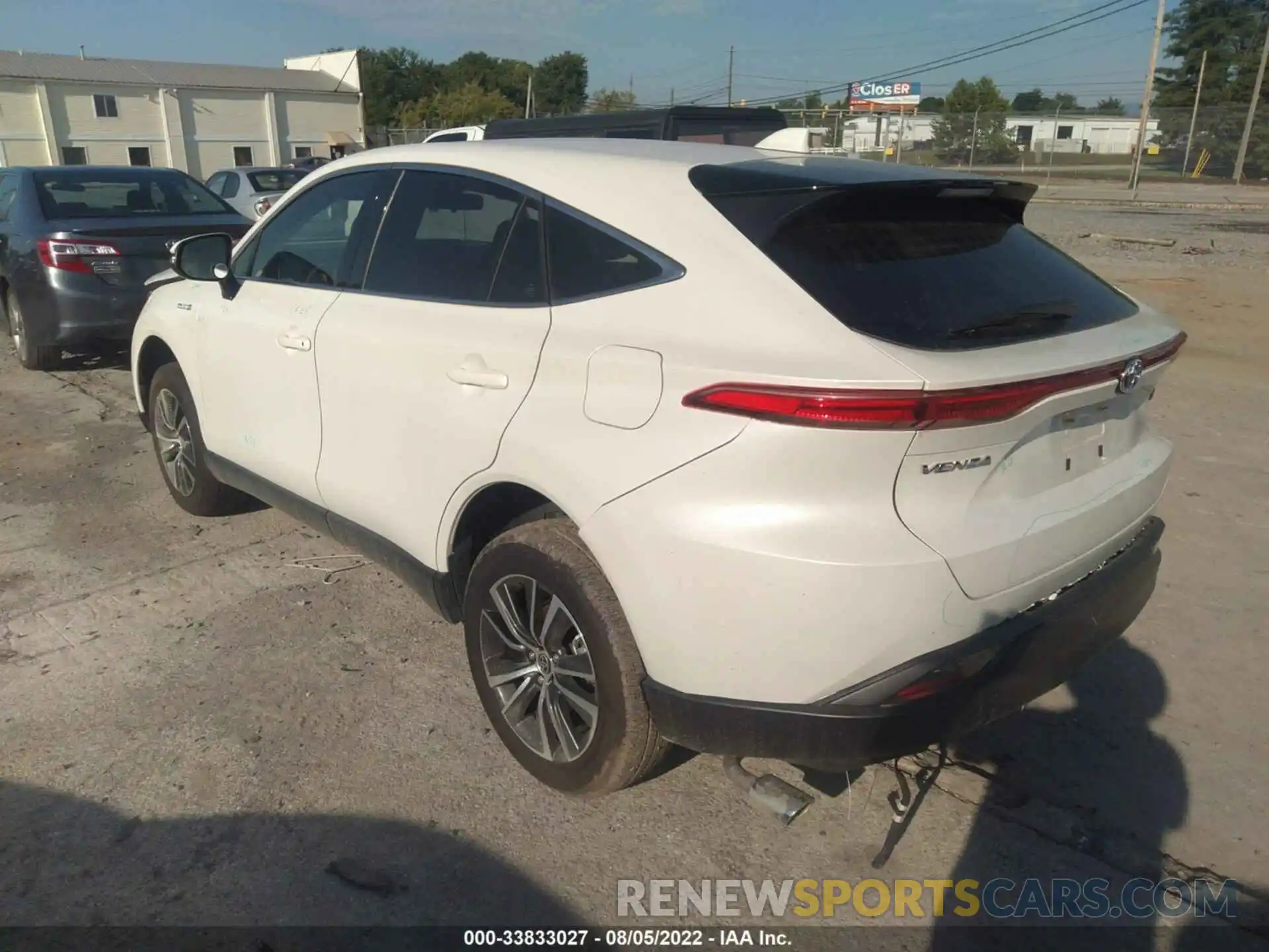 3 Photograph of a damaged car JTEAAAAH6MJ078564 TOYOTA VENZA 2021