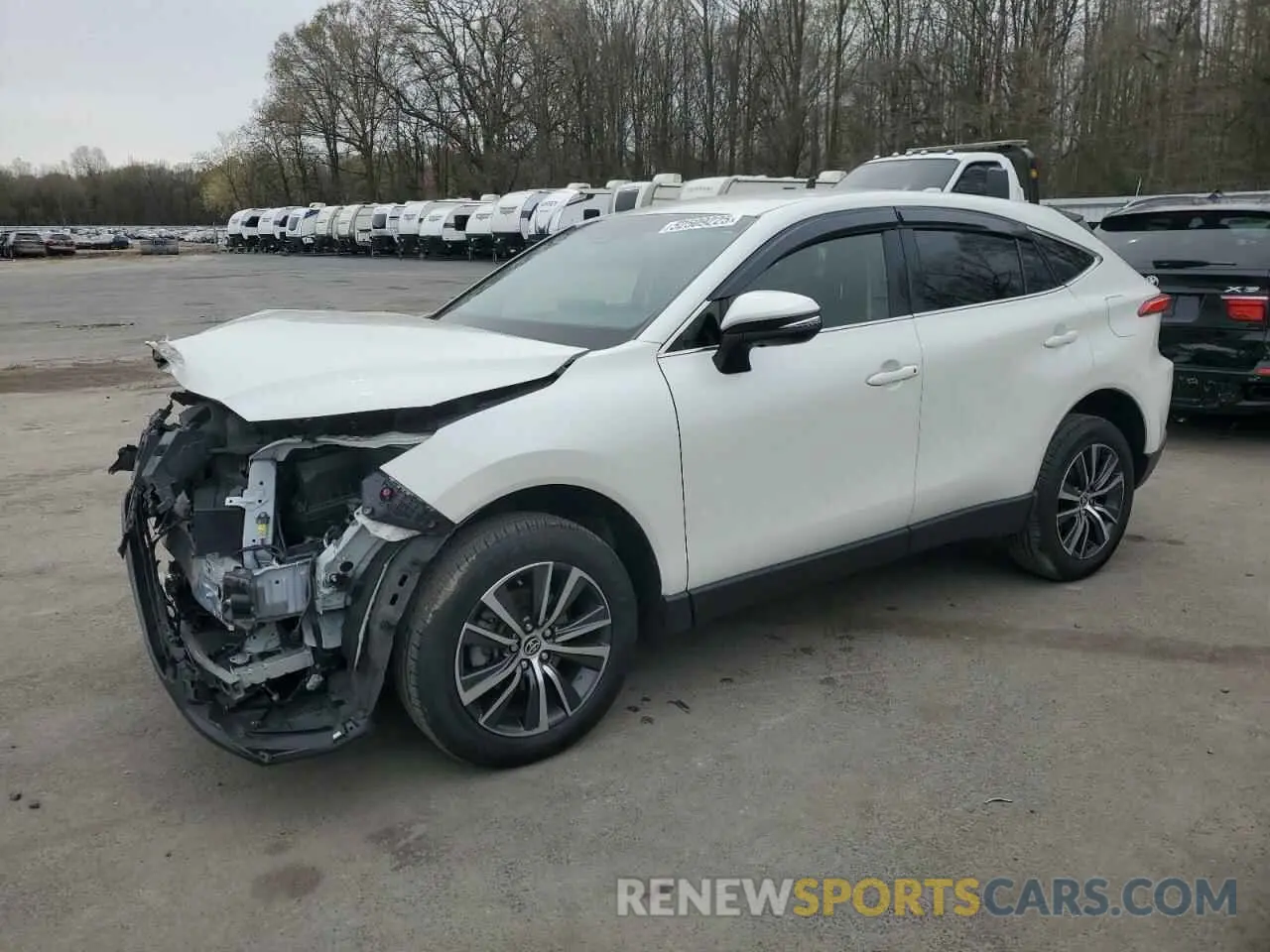 1 Photograph of a damaged car JTEAAAAH6MJ085076 TOYOTA VENZA 2021