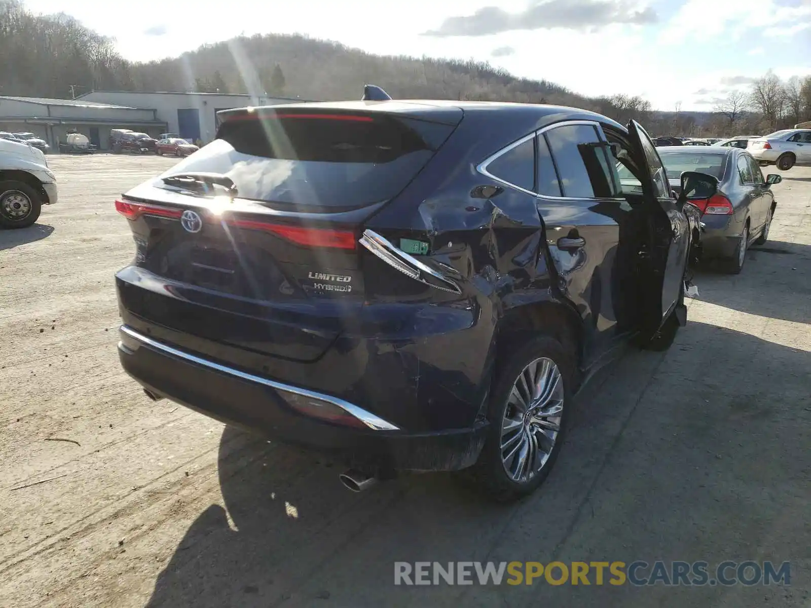 4 Photograph of a damaged car JTEAAAAH7MJ007857 TOYOTA VENZA 2021